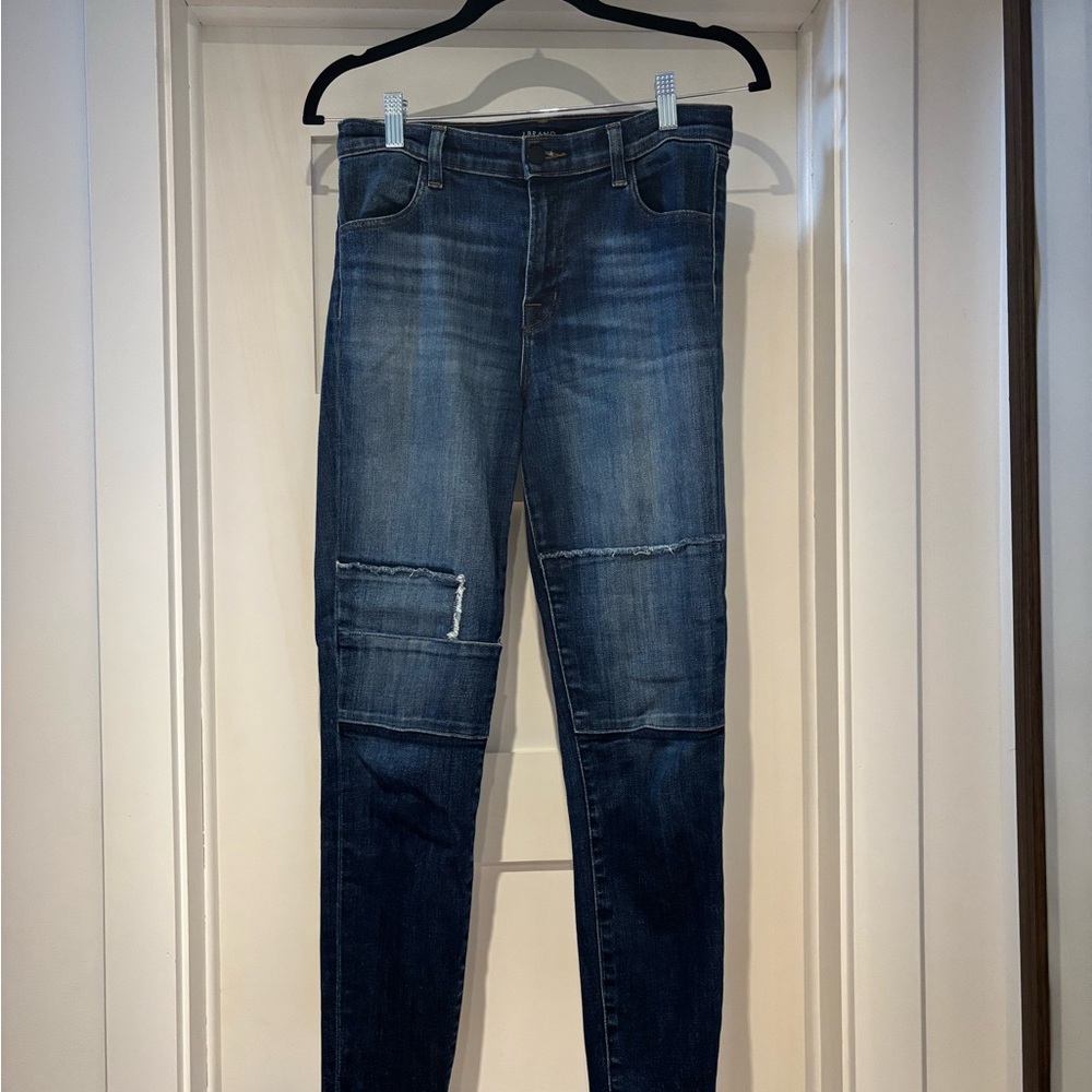 J Brand Dark Blue Skinny Jeans